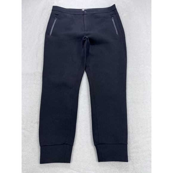 EVERLANE Joggers Women L Black The Fleece Street Sweatpants Athleisure - Picture 1 of 9